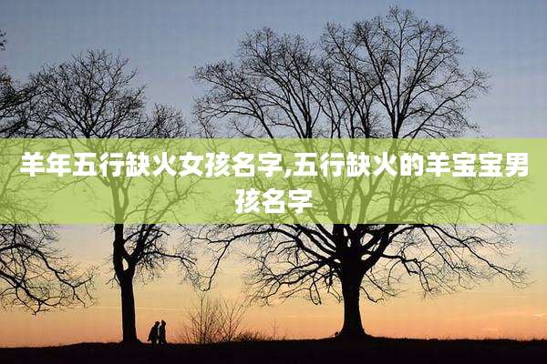 羊年五行缺火女孩名字,五行缺火的羊宝宝男孩名字