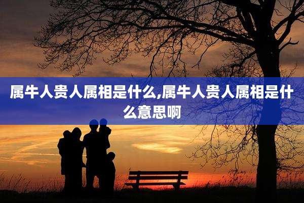 属牛人贵人属相是什么,属牛人贵人属相是什么意思啊