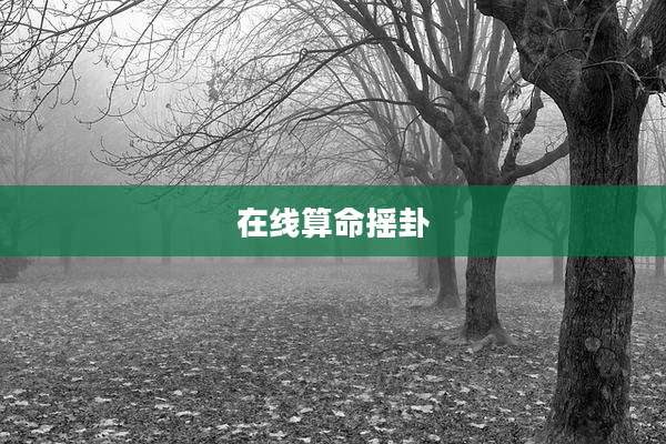 在线算命摇卦