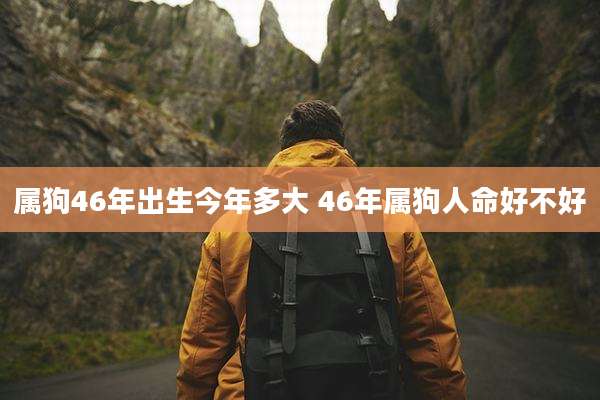 属狗46年出生今年多大 46年属狗人命好不好
