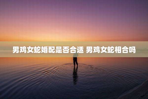男鸡女蛇婚配是否合适 男鸡女蛇相合吗