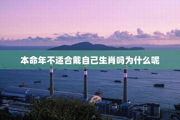 本命年不适合戴自己生肖吗为什么呢