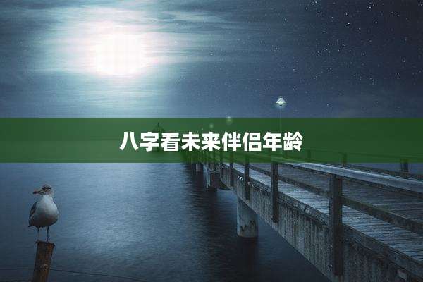八字看未来伴侣年龄
