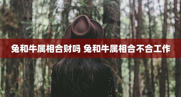 兔和牛属相合财吗 兔和牛属相合不合工作