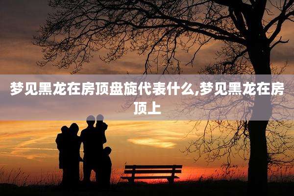 梦见黑龙在房顶盘旋代表什么,梦见黑龙在房顶上