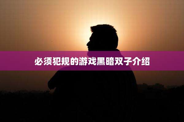 必须犯规的游戏黑暗双子介绍