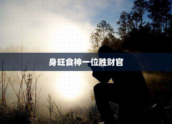 身旺食神一位胜财官