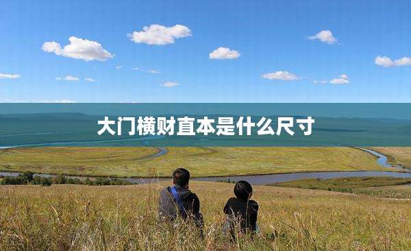 大门横财直本是什么尺寸
