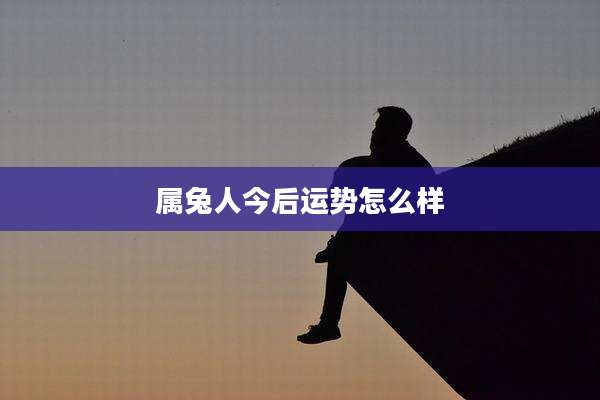 属兔人今后运势怎么样