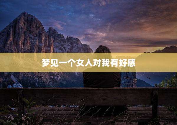 梦见一个女人对我有好感
