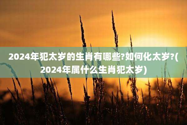 2024年犯太岁的生肖有哪些?如何化太岁?(2024年属什么生肖犯太岁)