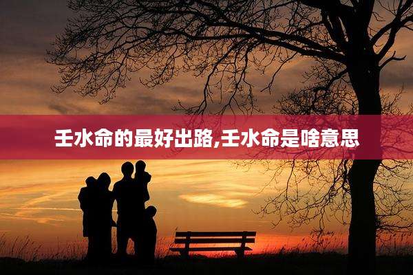 壬水命的最好出路,壬水命是啥意思
