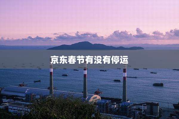 京东春节有没有停运