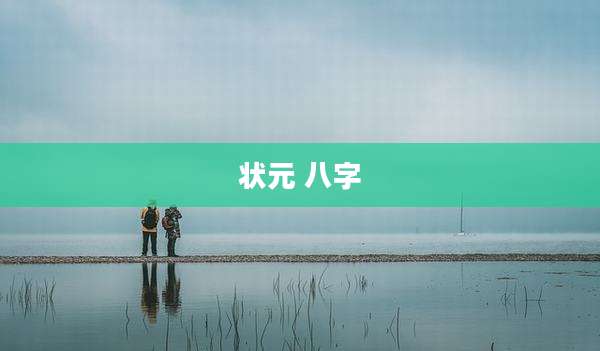 状元 八字