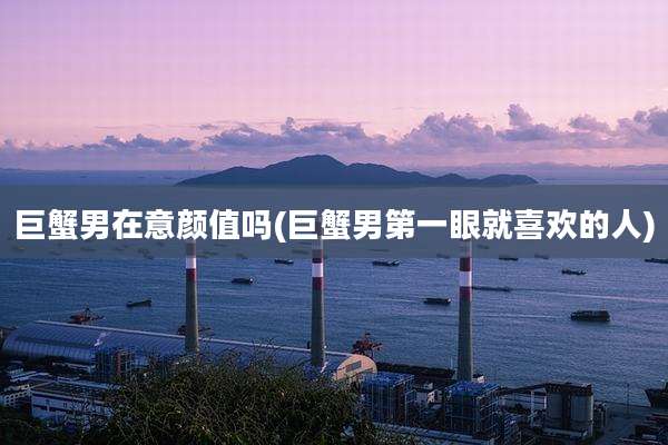 巨蟹男在意颜值吗(巨蟹男第一眼就喜欢的人)