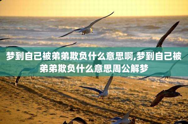 梦到自己被弟弟欺负什么意思啊,梦到自己被弟弟欺负什么意思周公解梦