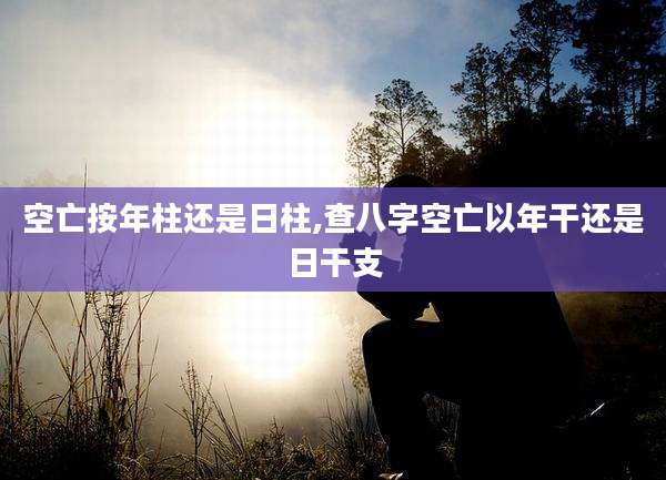 空亡按年柱还是日柱,查八字空亡以年干还是日干支