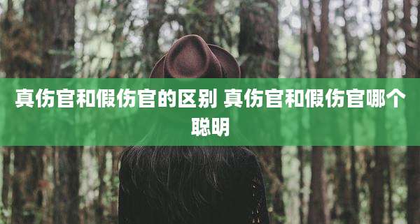真伤官和假伤官的区别 真伤官和假伤官哪个聪明