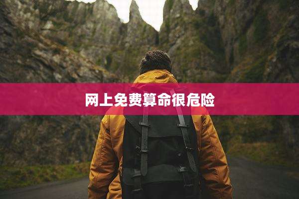 网上免费算命很危险