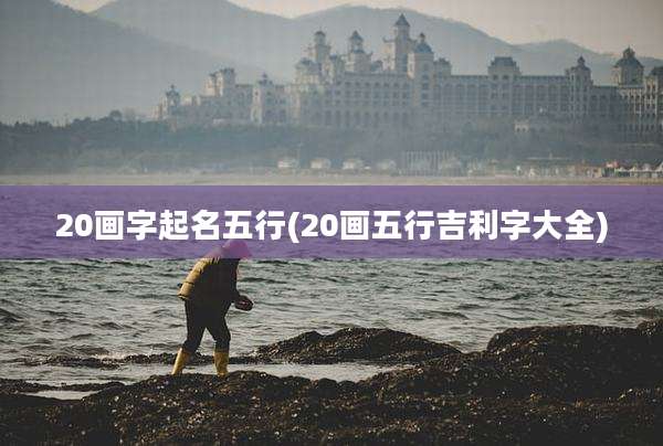 20画字起名五行(20画五行吉利字大全)