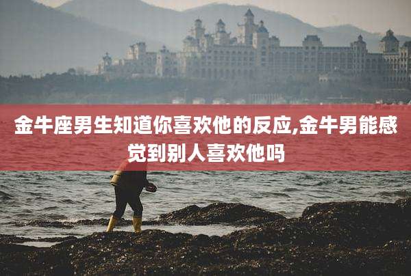 金牛座男生知道你喜欢他的反应,金牛男能感觉到别人喜欢他吗