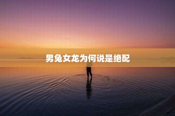男兔女龙为何说是绝配