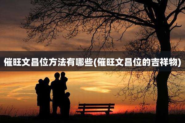 催旺文昌位方法有哪些(催旺文昌位的吉祥物)