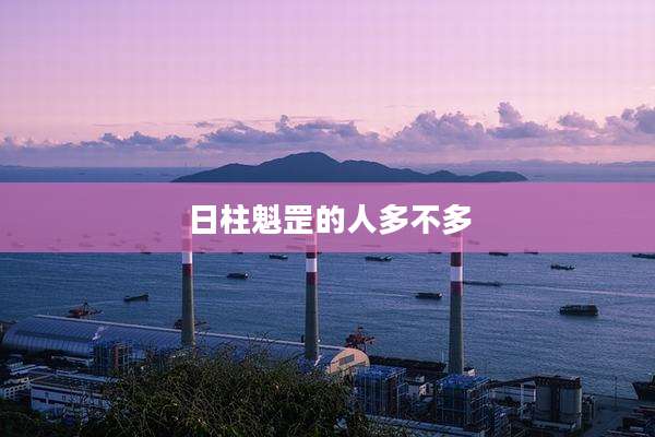 日柱魁罡的人多不多