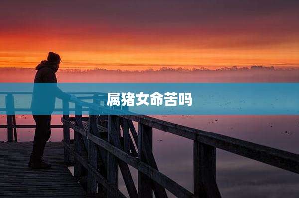 属猪女命苦吗