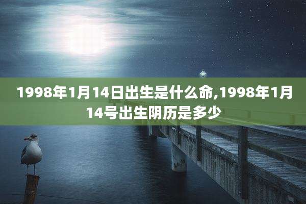 1998年1月14日出生是什么命,1998年1月14号出生阴历是多少