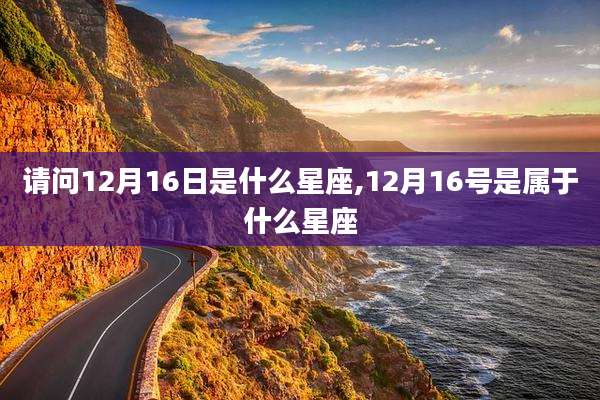 请问12月16日是什么星座,12月16号是属于什么星座