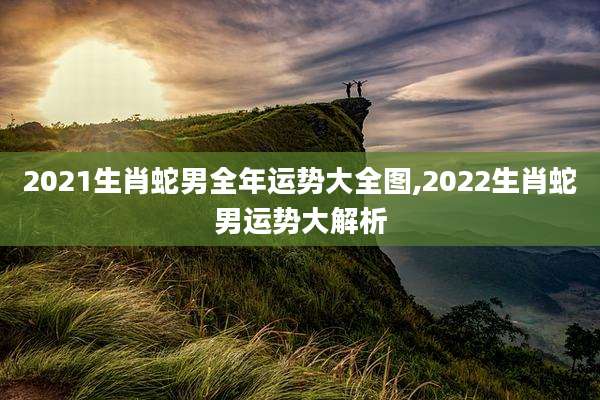 2021生肖蛇男全年运势大全图,2022生肖蛇男运势大解析