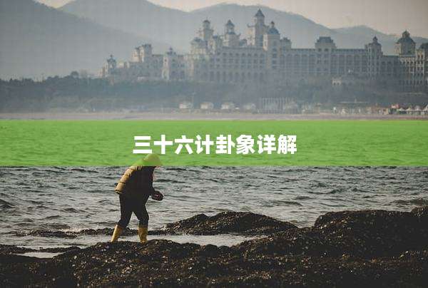 三十六计卦象详解