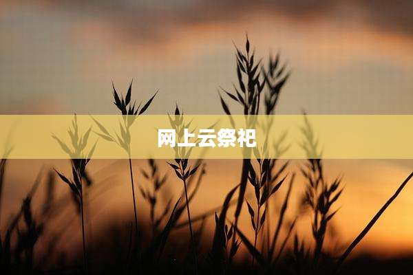 网上云祭祀