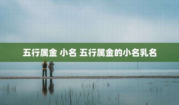 五行属金 小名 五行属金的小名乳名