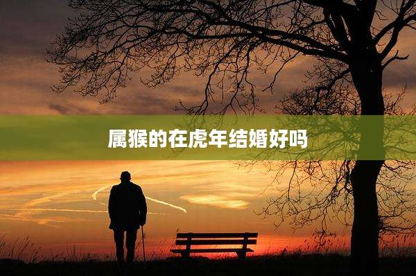 属猴的在虎年结婚好吗