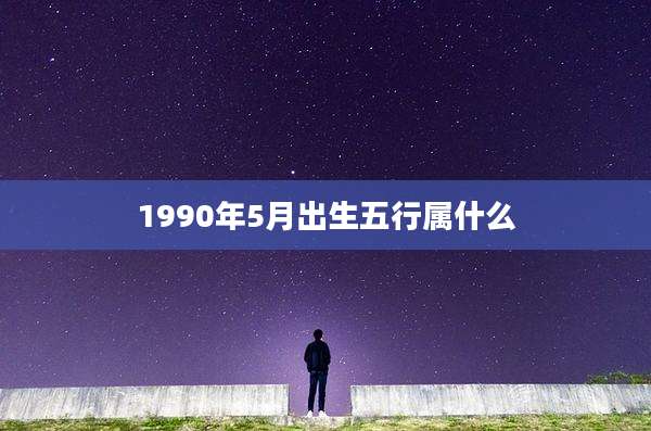 1990年5月出生五行属什么