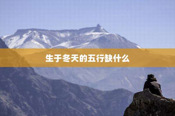 生于冬天的五行缺什么
