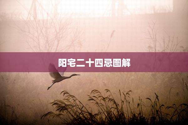 阳宅二十四忌图解