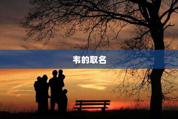 韦的取名