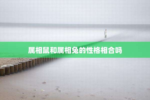 属相鼠和属相兔的性格相合吗
