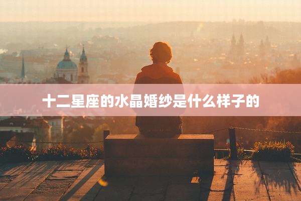 十二星座的水晶婚纱是什么样子的