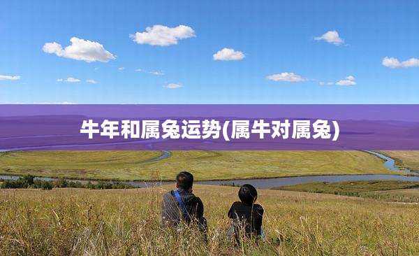 牛年和属兔运势(属牛对属兔)
