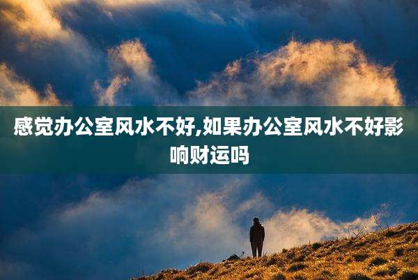 感觉办公室风水不好,如果办公室风水不好影响财运吗