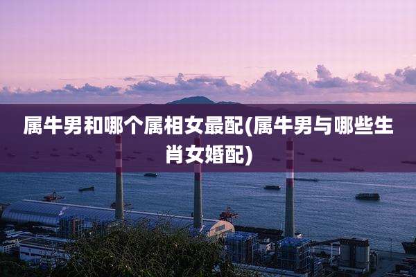 属牛男和哪个属相女最配(属牛男与哪些生肖女婚配)