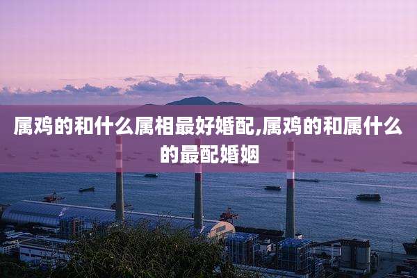 属鸡的和什么属相最好婚配,属鸡的和属什么的最配婚姻