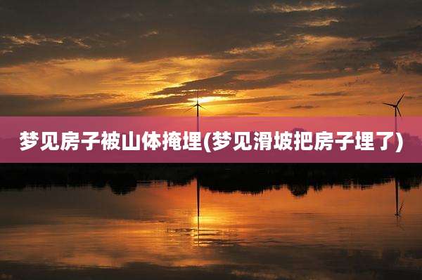 梦见房子被山体掩埋(梦见滑坡把房子埋了)