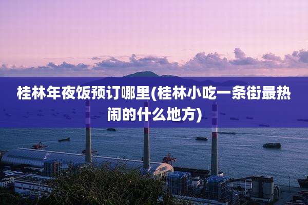 桂林年夜饭预订哪里(桂林小吃一条街最热闹的什么地方)