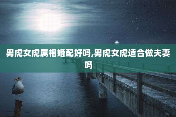 男虎女虎属相婚配好吗,男虎女虎适合做夫妻吗