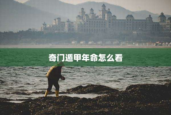 奇门遁甲年命怎么看